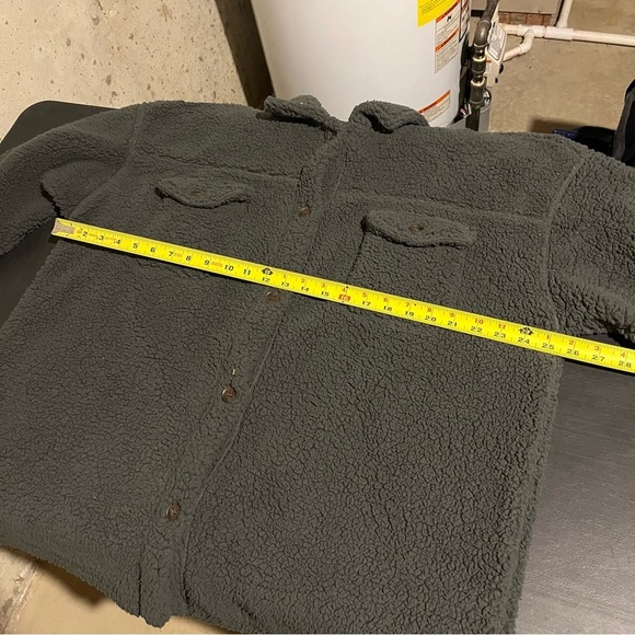 32 DEGREES - Women's Cozy Fleece Oversized Shirt Jacket - Grey - XL/XXL - Picture 7 of 8